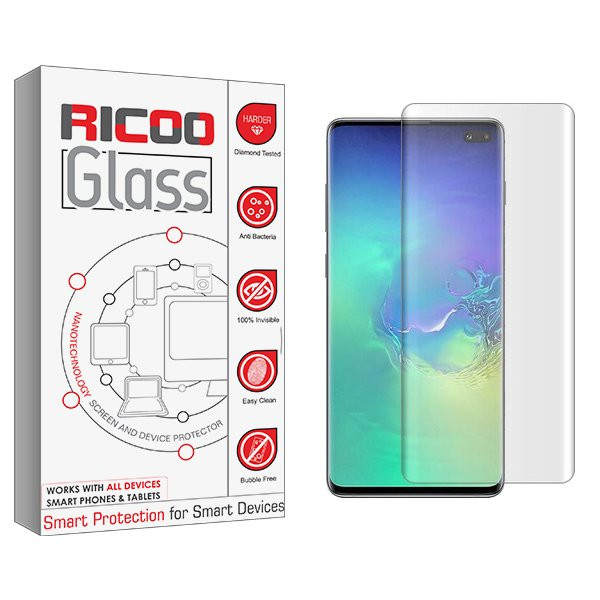 محافظ صفحه نمایش ریکو مدل RiC2 UV مناسب برای گوشی موبایل سامسونگ Galaxy S10 Plus