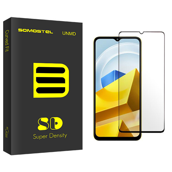 محافظ صفحه نمایش شیشه ای سوماستل مدل SD مناسب برای گوشی موبایل شیائومی Poco M5
