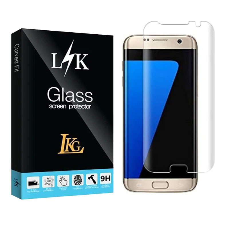 محافظ صفحه نمایش ال کا جی مدل UV مناسب برای گوشی موبایل سامسونگ Galaxy S7 Edge