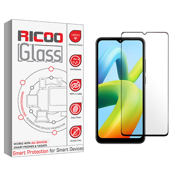 محافظ صفحه نمایش شیشه ای ریکوو مدل RC مناسب برای گوشی موبایل شیائومی Redmi A1 Plus