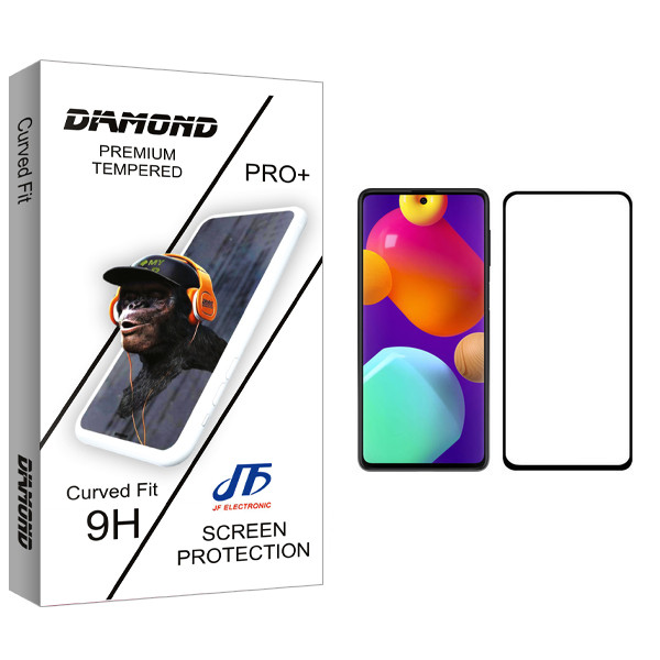محافظ صفحه نمایش جی اف مدل Diamond glass مناسب برای گوشی موبایل سامسونگ Galaxy M62