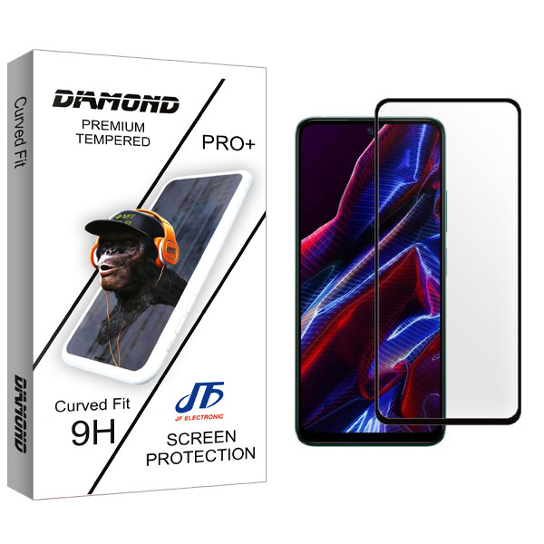محافظ صفحه نمایش شیشه ای جی اف مدل Diamond مناسب برای گوشی موبایل شیائومی Poco X5 5G