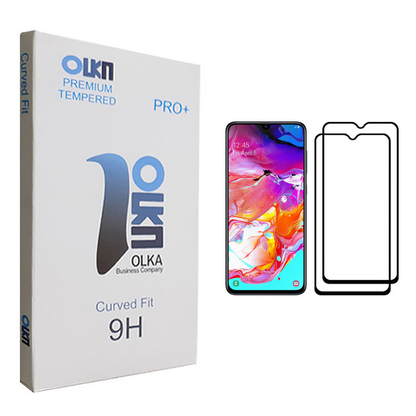 محافظ صفحه نمایش الکا مدل +PRO مناسب برای گوشی موبایل سامسونگ Galaxy A70 بسته دو عددی