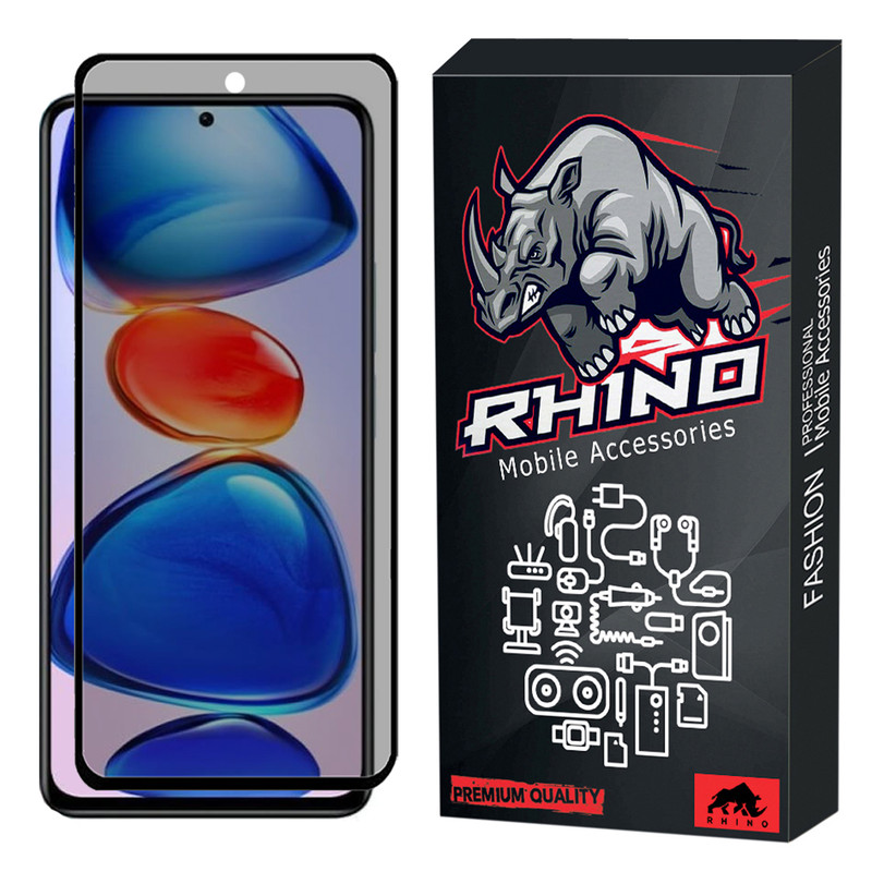محافظ صفحه نمایش حریم شخصی راینو مدل R-Privacy مناسب برای گوشی موبایل شیائومی Redmi Note 11 Pro