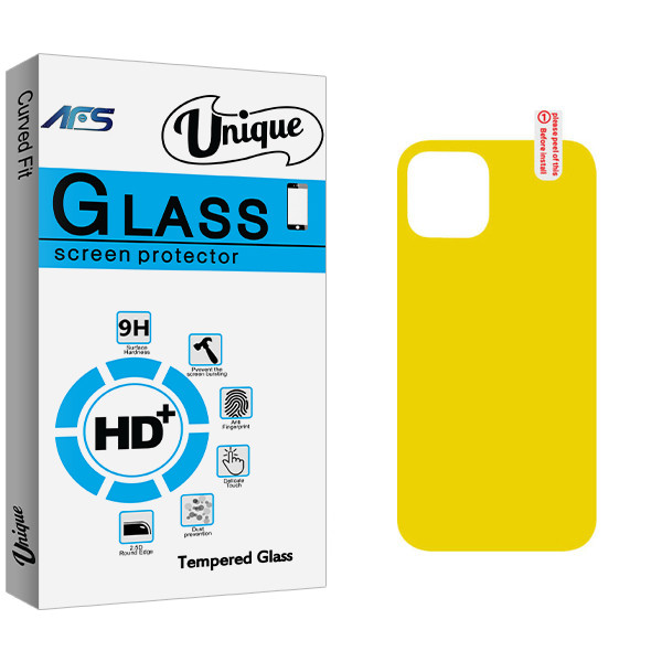 محافظ پشت گوشی ای اف اس مدل Unique Glass مناسب برای گوشی موبایل اپل iPhone 12