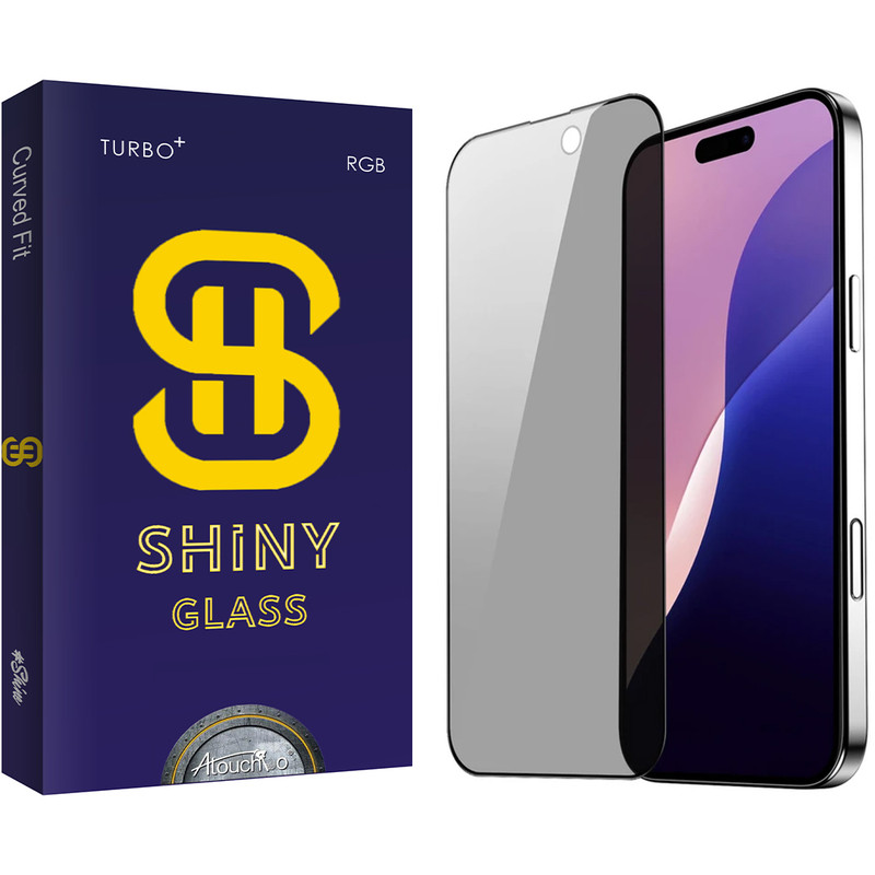 محافظ صفحه نمایش حریم شخصی آتوچبو مدل Shiny Privacy مناسب برای گوشی موبایل اپل iPhone 16 Pro Max