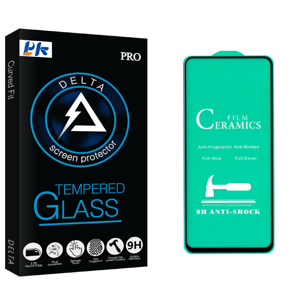 محافظ صفحه نمایش سرامیکی پی کی مدل Delta Glass مناسب برای گوشی موبایل شیائومی Redmi Note 9 Pro / Note 9S