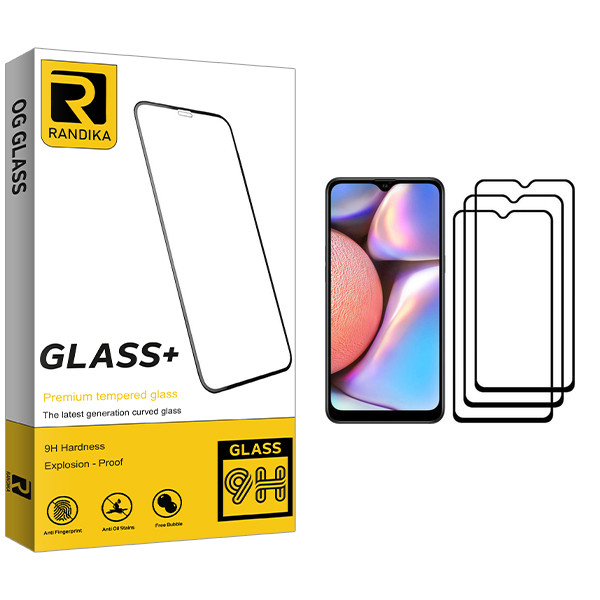 محافظ صفحه نمایش راندیکا مدل GLD مناسب برای گوشی موبایل سامسونگ Galaxy A10s بسته سه عددی