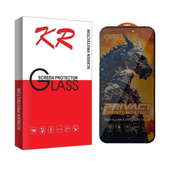 محافظ صفحه نمایش حریم شخصی کی آر مدل HORO مناسب برای گوشی موبایل اپل iPhone XS