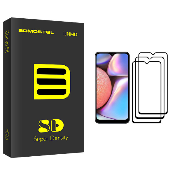 محافظ صفحه نمایش سوماستل مدل SD Glass مناسب برای گوشی موبایل سامسونگ Galaxy A10s بسته سه عددی