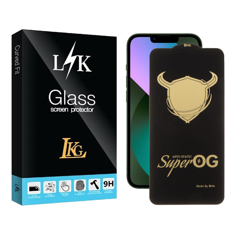 محافظ صفحه نمایش ال کا جی مدل Super-OG مناسب برای گوشی موبایل اپل iPhone 13