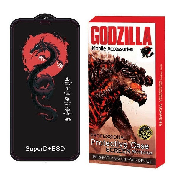 محافظ صفحه نمایش گودزیلا مدل HORO مناسب برای گوشی موبایل اپل iPhone 13 pro max