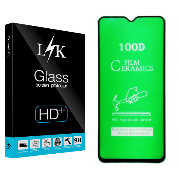محافظ صفحه نمایش سرامیکی ال کی مدل Hard glass مناسب برای گوشی موبایل سامسونگ Galaxy A42