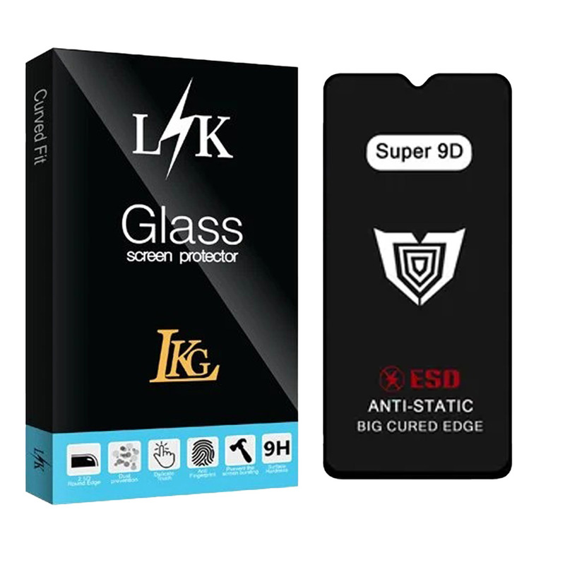 محافظ صفحه نمایش ال کا جی مدل Super 9D مناسب برای گوشی موبایل هوآوی Y8p 4G