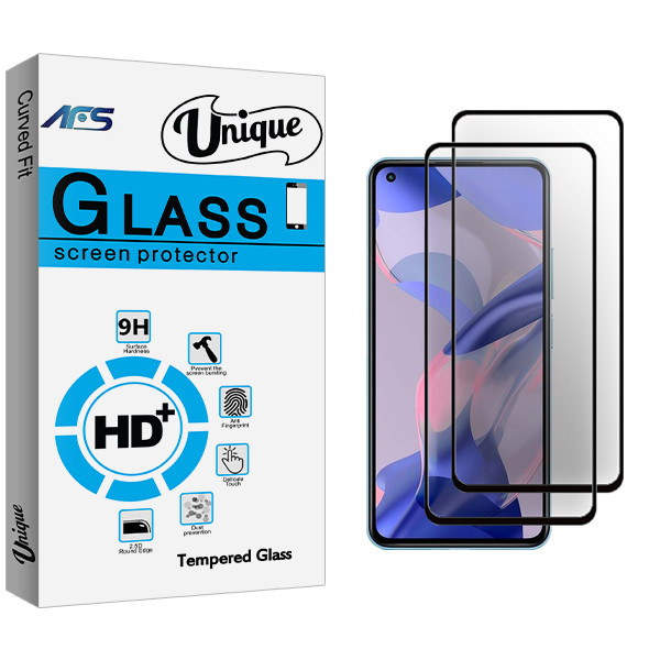 محافظ صفحه نمایش سرامیکی ای اف اس مدل Unique Glass مناسب برای گوشی موبایل شیائومی 11 Lite 5G NE 2109119DG بسته دو عددی