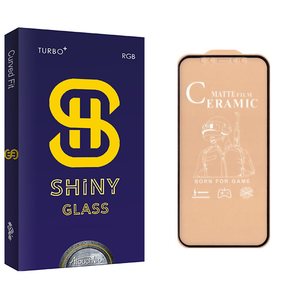 محافظ صفحه نمایش سرامیکی  آتوچبو مدل Shiny Glass مناسب برای گوشی موبایل اپل Iphone 12 mini