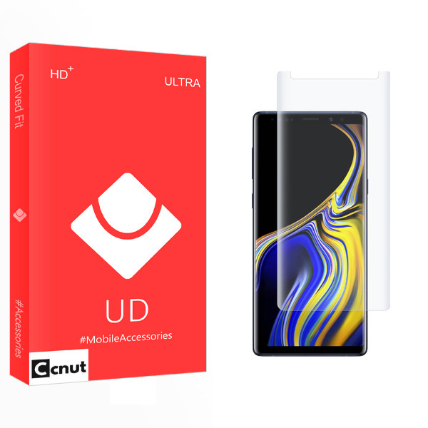 محافظ صفحه نمایش کوکونات مدل UD UV مناسب برای گوشی موبایل سامسونگ Galaxy Note 9