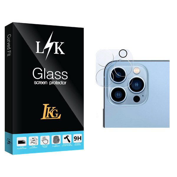 محافظ لنز دوربین ال کا جی مدل LK Glass FLL مناسب برای گوشی موبایل اپل iPhone 11 ProMax