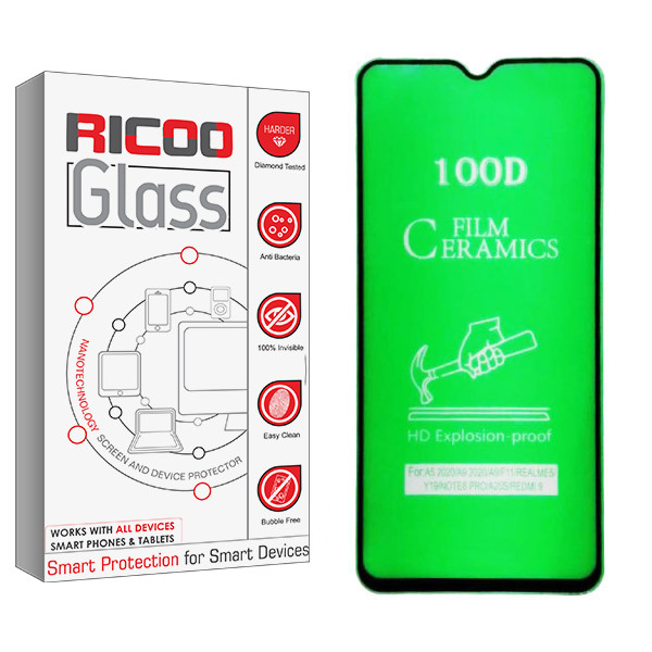 محافظ صفحه نمایش سرامیکی ریکوو مدل +HD مناسب برای گوشی موبایل سامسونگ Galaxy A10