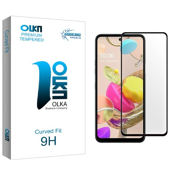 محافظ صفحه نمایش شیشه ای کولینگ مدل Olka مناسب برای گوشی موبایل ال جی K42