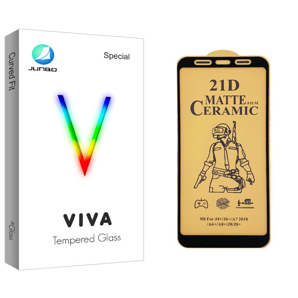 محافظ صفحه نمایش سرامیکی جانبو مدل Viva Glass مناسب برای گوشی موبایل سامسونگ Galaxy A750/A7 2018