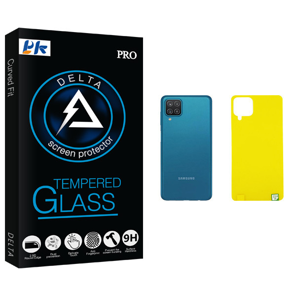محافظ پشت گوشی پی کی مدل Delta Glass مناسب برای گوشی موبایل سامسونگ Galaxy A12