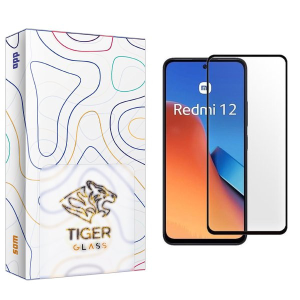 محافظ صفحه نمایش شیشه ای تایگر گلس مدل APL2 مناسب برای گوشی موبایل شیائومی Redmi 12