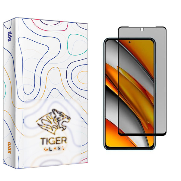 محافظ صفحه نمایش حریم شخصی تایگر گلس مدل SAM2 مناسب برای گوشی موبایل شیائومی Poco F4