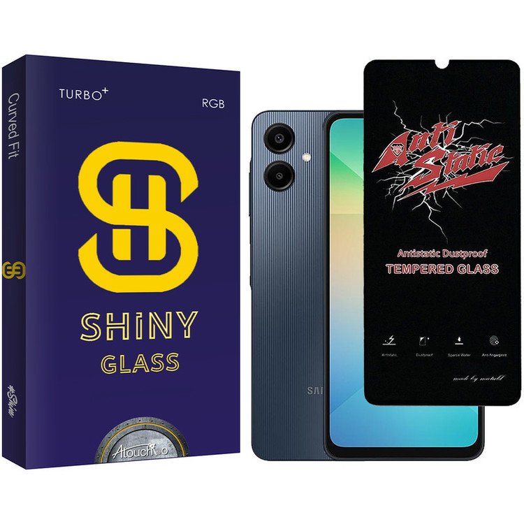 محافظ صفحه نمایش آتوچبو مدل Shiny Antistatic مناسب برای گوشی موبایل سامسونگ Galaxy A06 4G