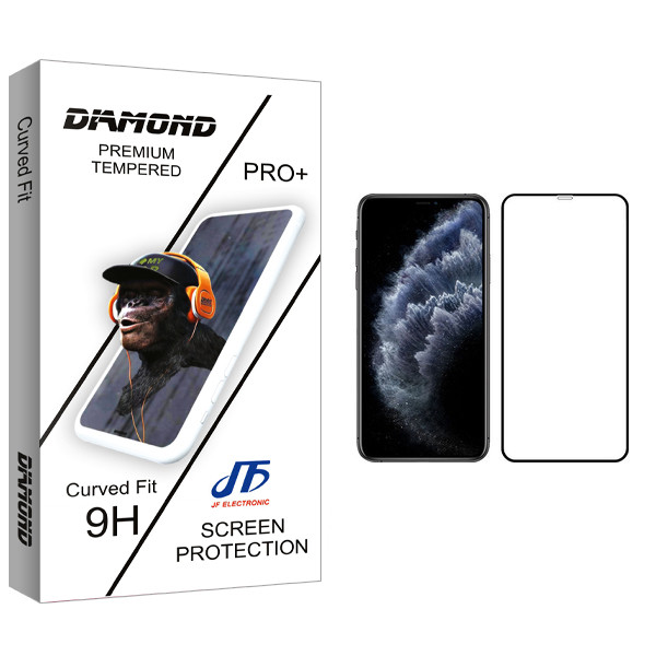 محافظ صفحه نمایش مات جی اف مدل Diamond glass مناسب برای گوشی موبایل اپل iPhone XS Max