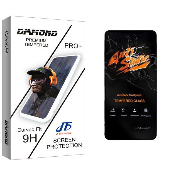 محافظ صفحه نمایش جی اف مدل Diamond Anti Static مناسب برای گوشی موبایل اپل IPHONE 7