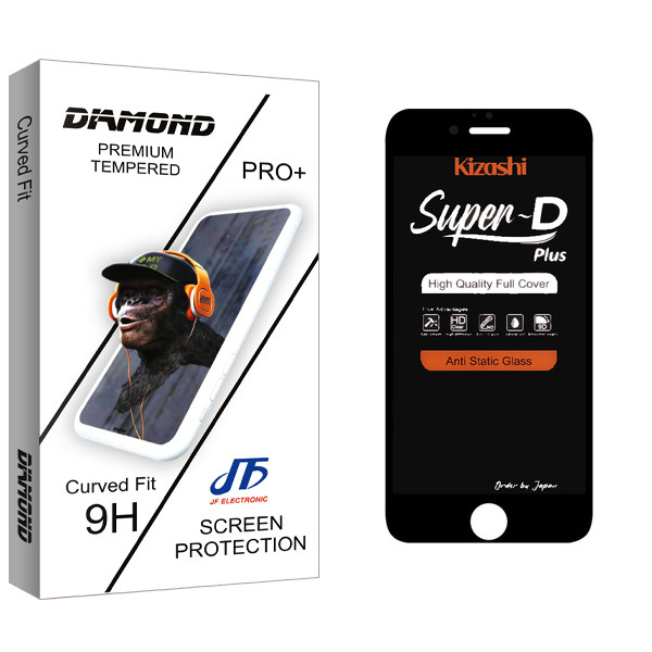محافظ صفحه نمایش جی اف مدل Diamond Super Kizashi مناسب برای گوشی موبایل اپل iPhone 6s Plus