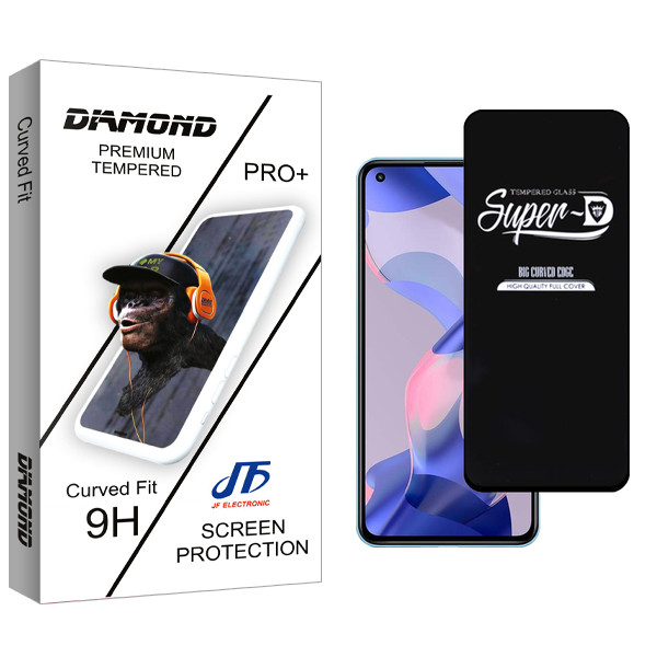 محافظ صفحه نمایش شیشه ای جی اف مدل Diamond Glass SuperD مناسب برای گوشی موبایل شیائومی 11 Lite 5G NE 2109119DG