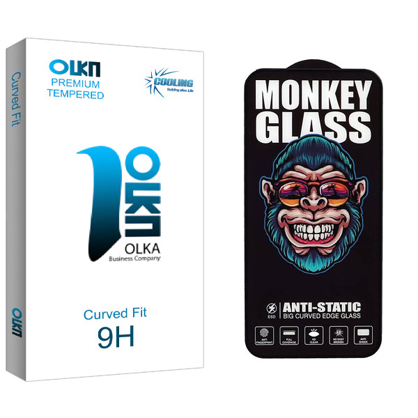 محافظ صفحه نمایش کولینگ مدل MonkeyG Olka مناسب برای گوشی موبایل اپل iphone 13