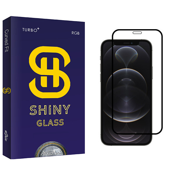 محافظ صفحه نمایش آتوچبو مدل Shiny Glass مناسب برای گوشی موبایل اپل iPhone 12
