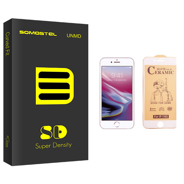 محافظ صفحه نمایش سرامیکی سوماستل مدل SD Glass مناسب برای گوشی موبایل اپل iPhone 8