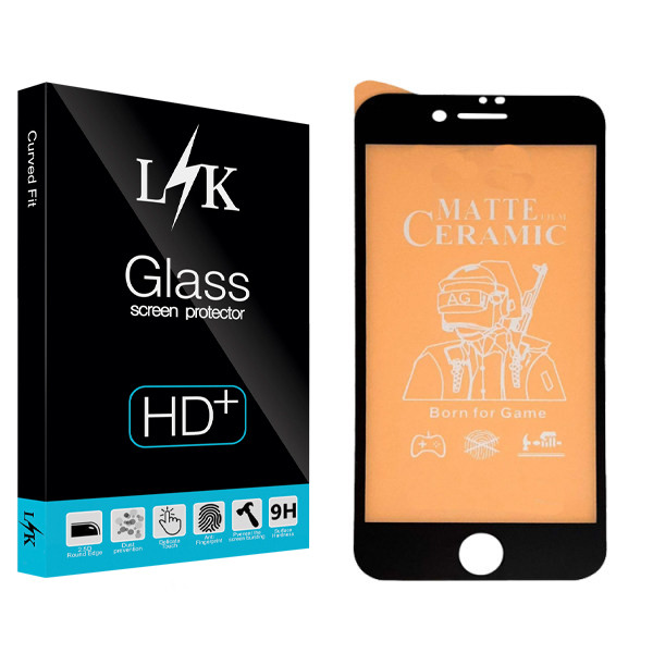 محافظ صفحه نمایش مات ال کی مدل +HD مناسب برای گوشی موبایل اپل Iphone 7/ 8