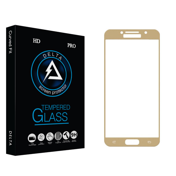 محافظ صفحه نمایش شیشه ای تمپرد دلتا مدل HD مناسب برای گوشی موبایل سامسونگ Galaxy A5 2017