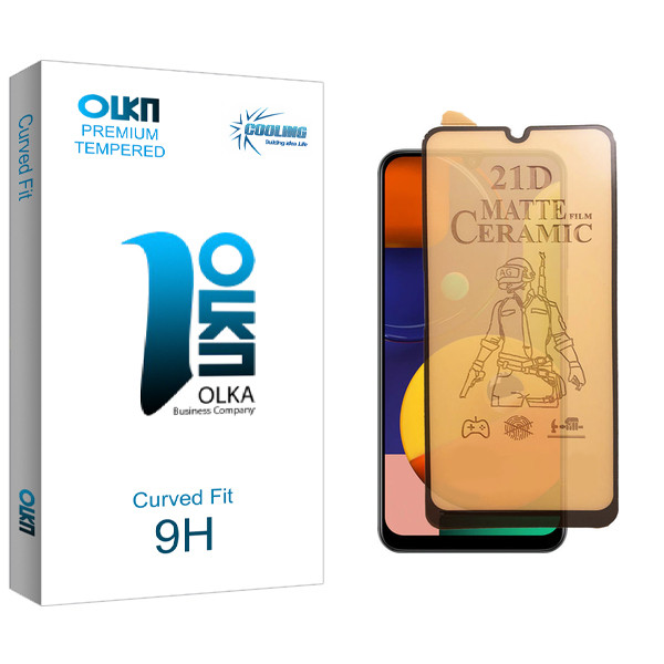 محافظ صفحه نمایش سرامیکی مات کولینگ مدل Olka Glass مناسب برای گوشی موبایل سامسونگ Galaxy A32 4G / Galaxy A22 4G