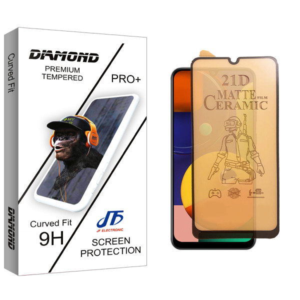 محافظ صفحه نمایش سرامیکی مات جی اف مدل Diamond Glass مناسب برای گوشی موبایل سامسونگ Galaxy A32 4G / Galaxy A20