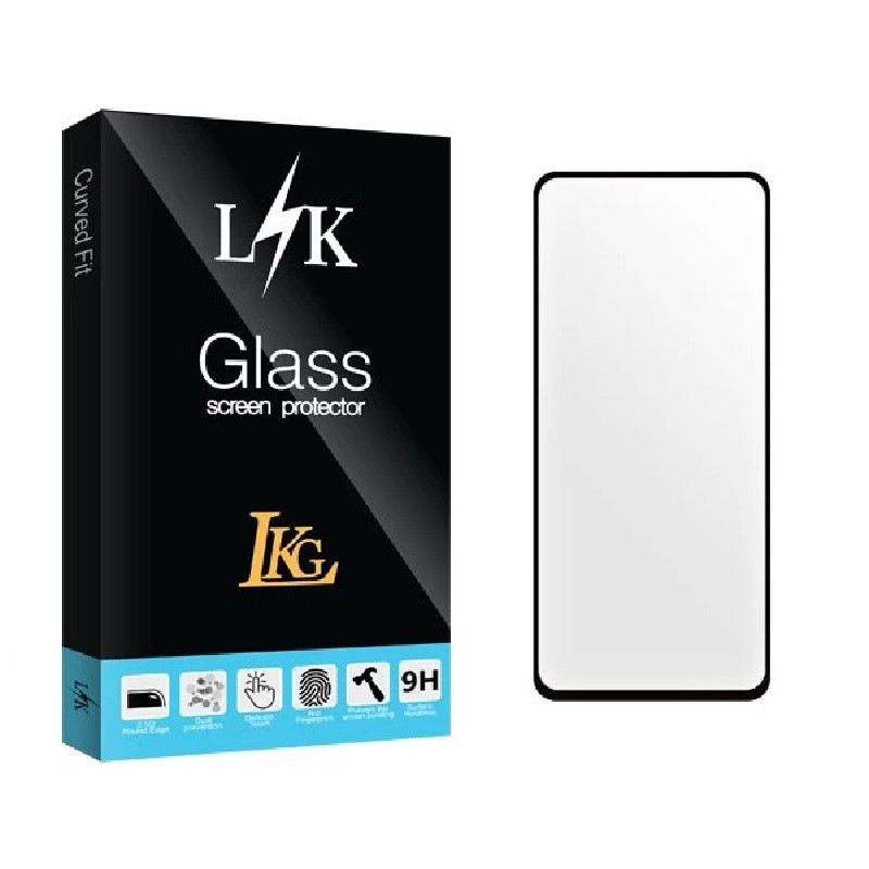 محافظ صفحه نمایش شیشه ای ال کا جی مدل LKK full  مناسب برای گوشی موبایل سامسونگ Galaxy a71/a72/a73/a80/a90