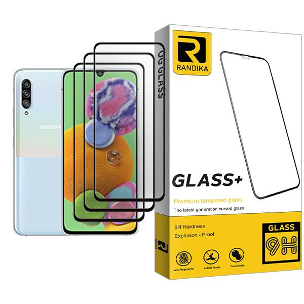 محافظ صفحه نمایش راندیکا مدل Glass MIX003 مناسب برای گوشی موبایل سامسونگ Galaxy A90 5G بسته سه عددی