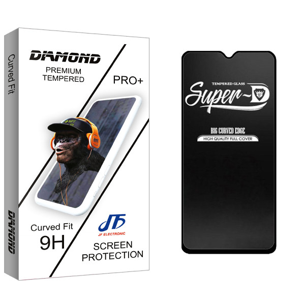 محافظ صفحه نمایش شیشه ای جی اف مدل Diamond Glass Super-D مناسب برای گوشی موبایل سامسونگ GALAXY A31