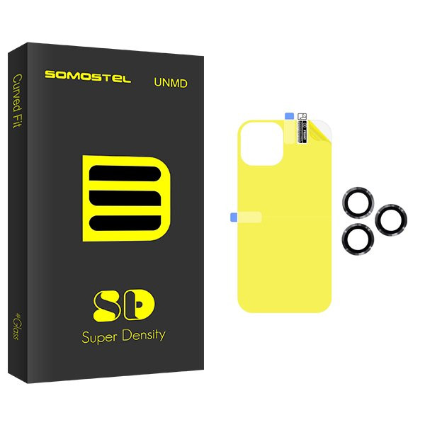 محافظ پشت گوشی سوماستل مدل SD مناسب برای گوشی موبایل اپل iPhone 11 Pro Max  به همراه محافظ لنز گوشی