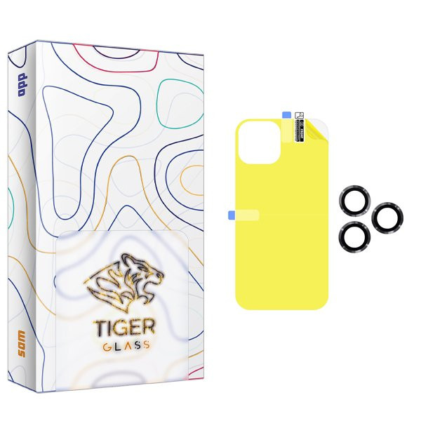 محافظ پشت گوشی تایگر گلس مدل APL2 مناسب برای گوشی موبایل اپل iPhone 13 Pro Max  به همراه محافظ لنز گوشی