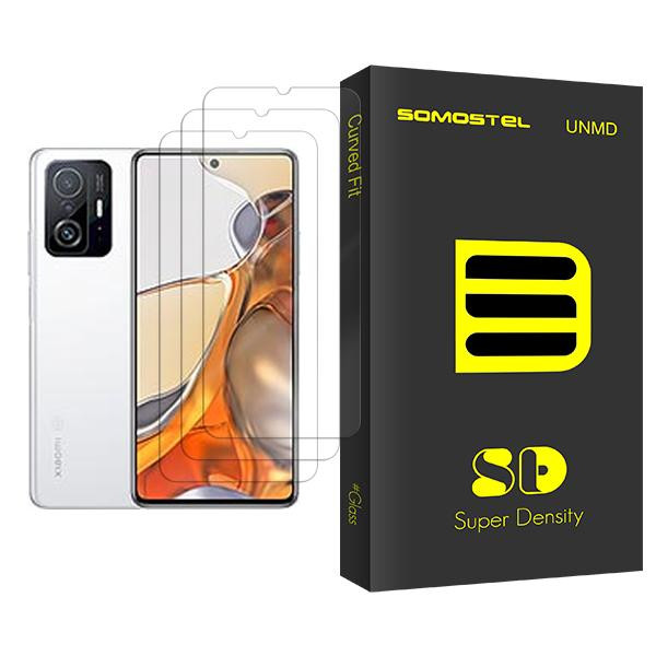 محافظ صفحه نمایش سوماستل مدل SD Glass MIX003 مناسب برای گوشی موبایل شیائومی 11T Pro بسته سه عددی