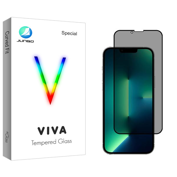 محافظ صفحه نمایش حریم شخصی جانبو مدل Viva مناسب برای گوشی موبایل اپل iPhone 13