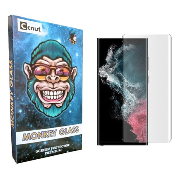 محافظ صفحه نمایش کوکونات مدل mnk UV_NW مناسب برای گوشی موبایل سامسونگ Galaxy S22 Ultra