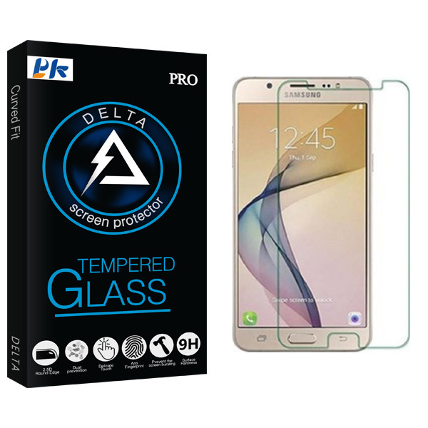 محافظ صفحه نمایش شیشه ای پی کی مدل Delta Glass مناسب برای گوشی موبایل سامسونگ Galaxy J5 Prime
