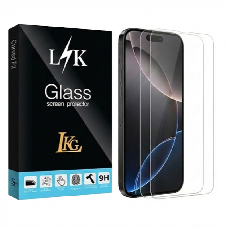 محافظ صفحه نمایش ال کا جی مدل EDGLSTW-LK مناسب برای گوشی موبایل اپل iPhone 16 بسته ۲ عددی
